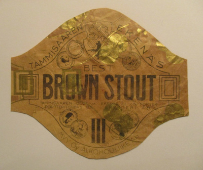 BROWN STOUT TAMMISAAREN OLUT JA PORTTERITEHDAS (P641)