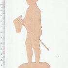* poika ja haavi , isohko ja vanha kuva, 14,5 x 6 cm * - pikkukuva 2