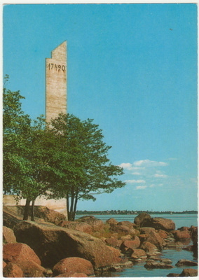 Kotka Ruotsinsalmen taistelun muistomerkki