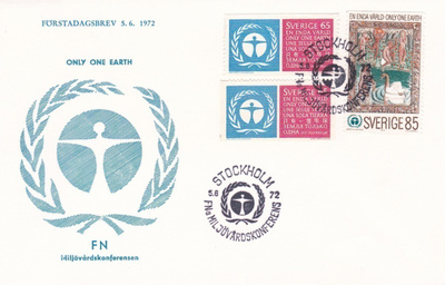 RUOTSI 1972 - Fa 775/76 FDC KUORI