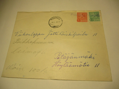 1958 Puuluoto rivil s + Tornio