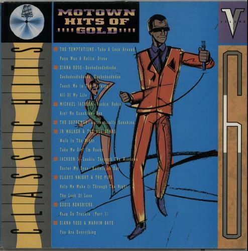 MOTOWN HITS OF GOLD, VOL 6 (LP), ks. kappaleet