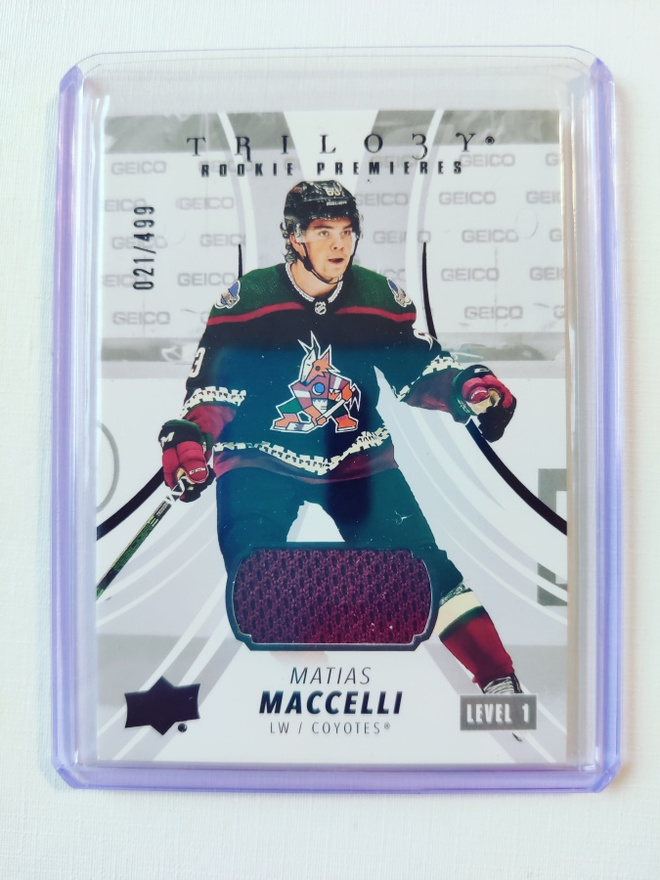 Matias Maccelli - 22-23 Trilogy Rookie Premieres Jersey /499