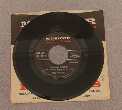 The Platters Washed Ashore 7"Single