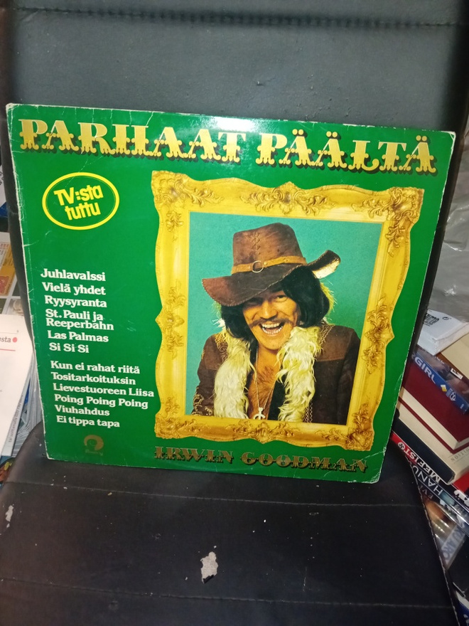 LP Irwin Goodman  : Parhaat päältä ( SIS POSTIKULU )