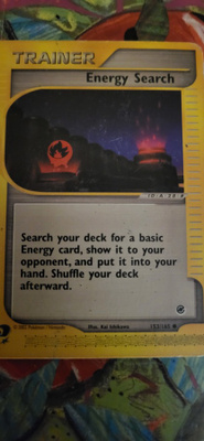 Energy Search 153/165 - Expedition card
