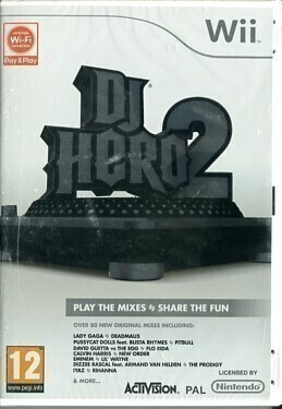 * Dj Hero 2 Wii / Wii U PAL Uusi/Sinetöity Lue Kuvaus