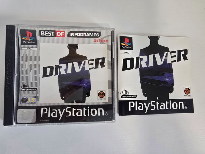 Driver (PS1) (CIB) best of infogrames