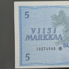 5 Markkaa 1963, virheellisyydet allekirjoituksissa, 3kpl - pikkukuva 4