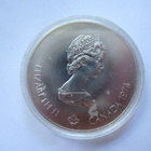 Montreal 1976 Olympialaiset 5 dollaria 1974 hopeaa - pikkukuva 1
