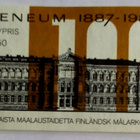 SUOMAL. MAALAUSTAIDETTA ATENEUM 1887-1987 POSTIMERKKIVIHKO - pikkukuva 2