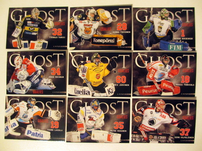 Cardset 2009-10 Ghost Goalies kortteja