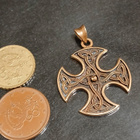 Viking Jewelry Viking risti riipus pronssi - pikkukuva 3