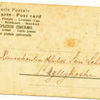 Tytöllä  kukkia sylissä -vanha Carte Postale - pikkukuva 2