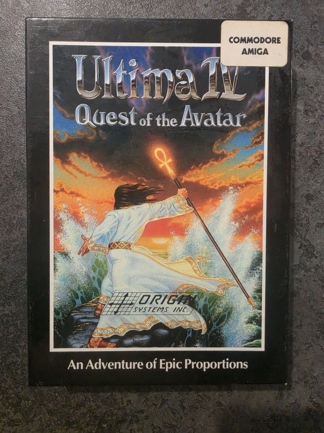 : Ultima IV: Quest of the Avatar (Commodore Amiga Big Box) +