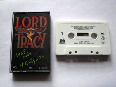 LORD TRACY Deaf Gods of Babylon 1989 C-KASETTI