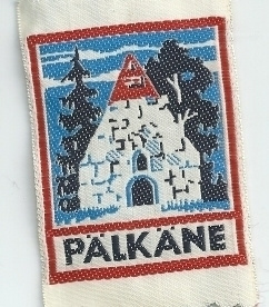 Pälkäne Pyhän Mikaelin- / rauniokirkko - kangasmerkki (Uusi)