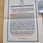 VANHA Päiväkäsky Mannerheim 16.11.1944 Suojeluskunta Lakkaa - pikkukuva 1