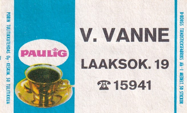 V. Vanne, Laaksok. 19 , s74