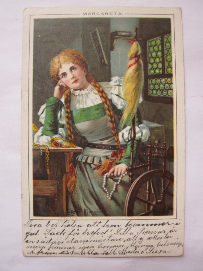 VANHA Postikortti Jenny Nyström 1903