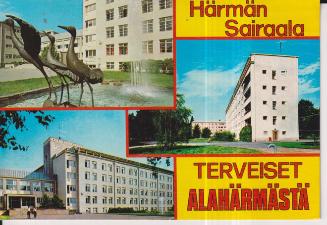 Alahärmä, Härmän sairaala , sommitelmakortti     e19