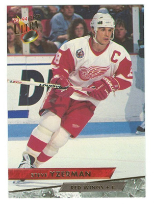93-94 Fleer Ultra #201 Steve Yzerman