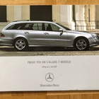Hinnasto ja lisävarusteet Mercedes S211 E-luokka 2007. Esite - pikkukuva 1