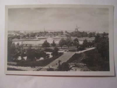 VANHA Postikortti Turku 1930-l  Alkup.Mallikappale
