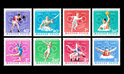 Unkari 2616-23 ** Olympiakomitea 75v urheilu (1970)