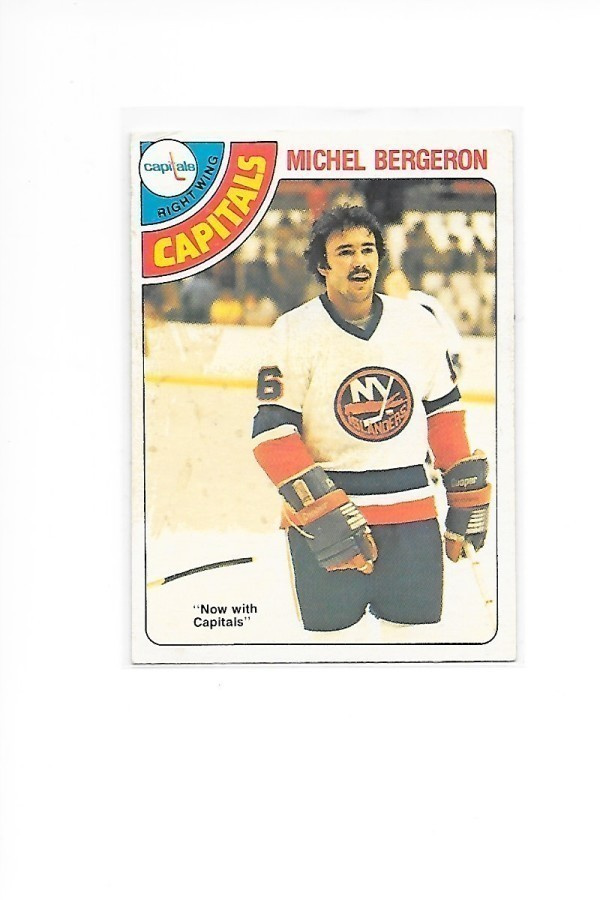 1978-79 OPC #273 Michel Bergeron Washington Capitals
