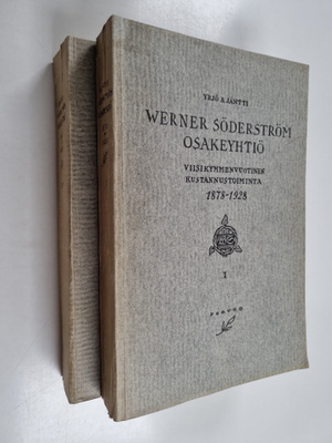 Yrjö A. Jäntti : Werner Söderström osakeyhtiö 1-2
