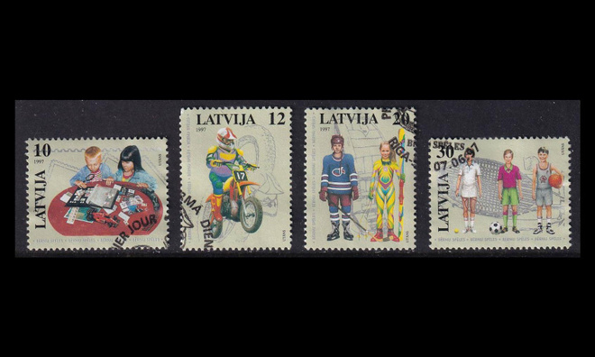 Latvia 459-62 o Nuorten harrastuksia (1997)