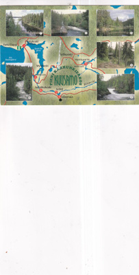 Kuusamo, Pieni karhunkierros, sommitelmakortti    b645