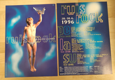 Ruis rock 1996 juliste A4