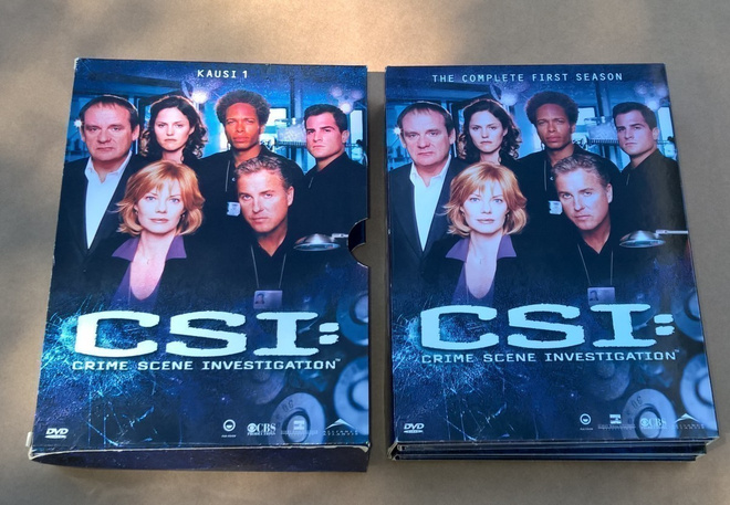 CSI KAUSI 1 6 X DVD LEVYN BOXI