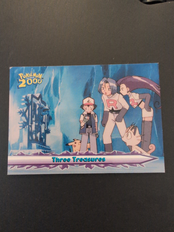 Three Treasures Pokemon Topps 2000