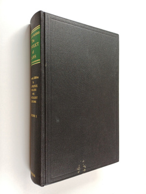 A. V. Dicey : Dicey and Morris on the conflict of laws 1
