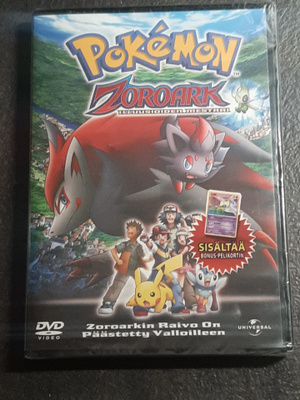 Pokemon "Zoroark illuusioiden mestari" avaamaton DVD