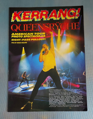 Queensryche : 1991 Kerrang special pull-out
