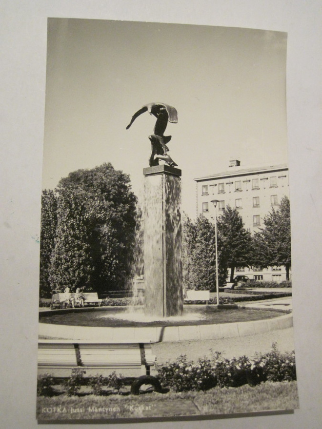 VANHA Postikortti Kotka 1950-l Alkup.Mallikappale