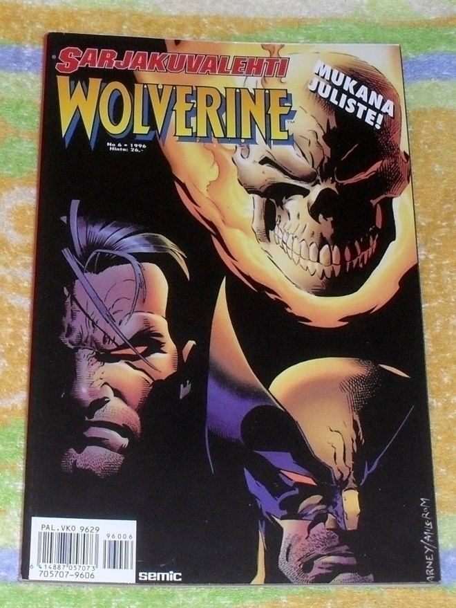 Sarjakuvalehti 6 / 1996 - Wolverine