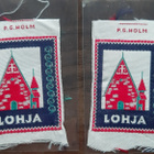 Lohja vintage kangasmerkki hieno harvinainen - pikkukuva 2