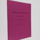 Svenska folkakademin : Redogörelse för 1971-1972 - pikkukuva 1