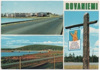 Rovaniemi Napapiiri silta yms 1978 Lappi