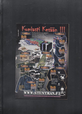 STUNTMAN Kuvasto n:o 2  2007 Komiasti kesään.