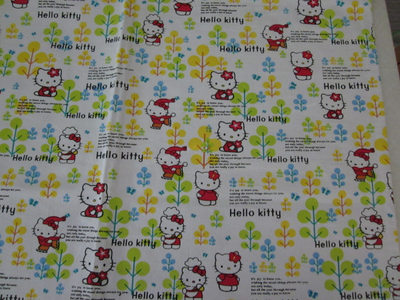 Hello Kitty sisustuskangasta/verhot