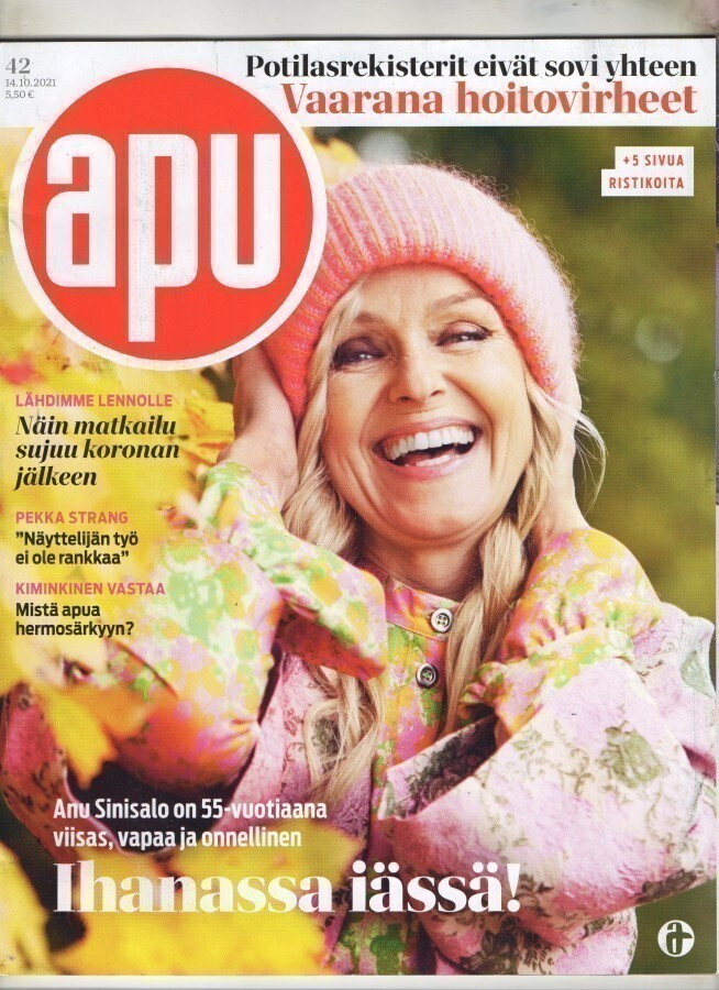 Apu n:o 42 2021 Anu Sinisalo. Masa Niemi. Angelika & Sebasti
