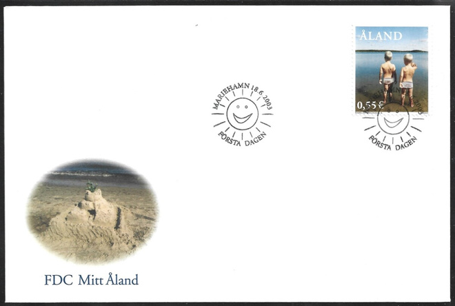FDC Åland 2003  Minun Ahvenanmaani   LaPe ÅL 225