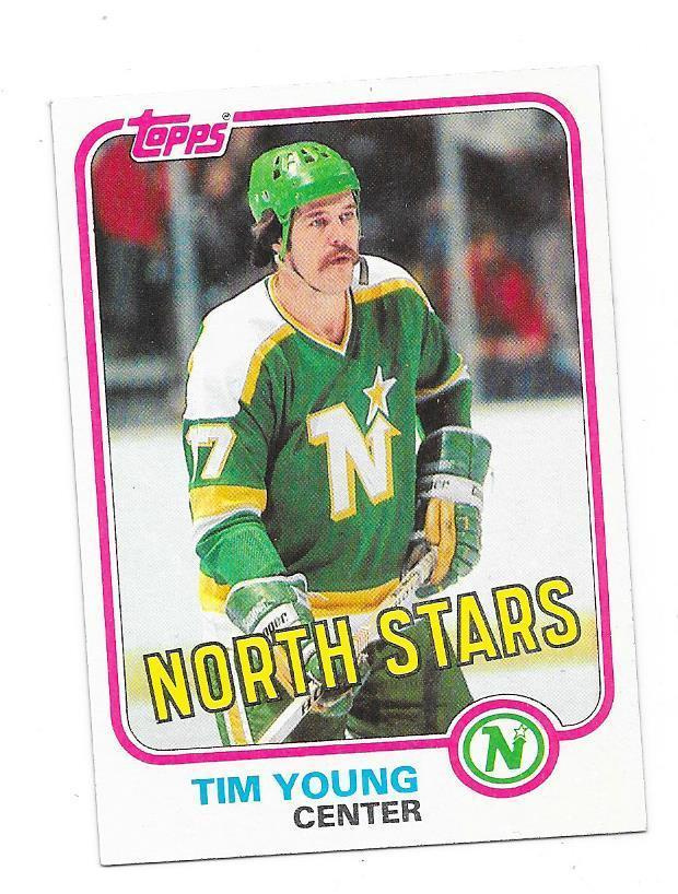 1981-82 Topps #113 Tim Young Minnesota North Stars