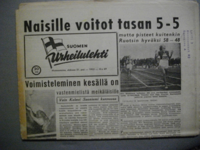 Suomen Urheilulehti Nro 69/1953 (12.3)